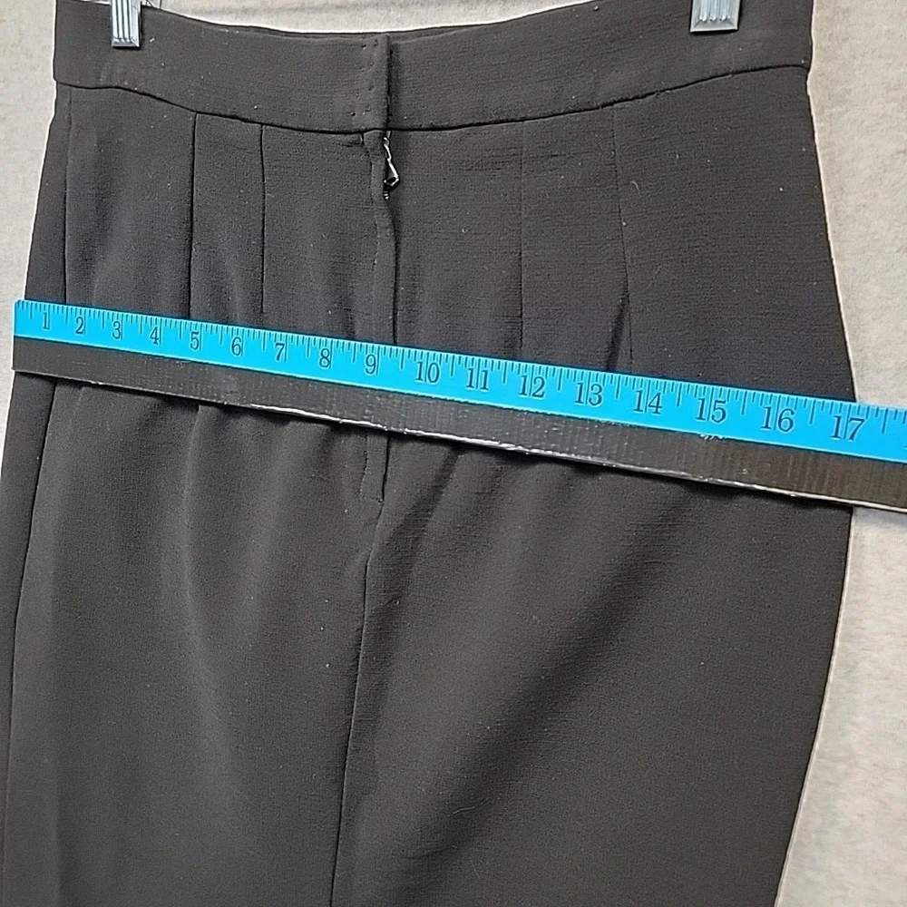Dolce & Gabbana Pencil‎ Skirt Midi Women's Size 44 Black Stretch Designer Italy